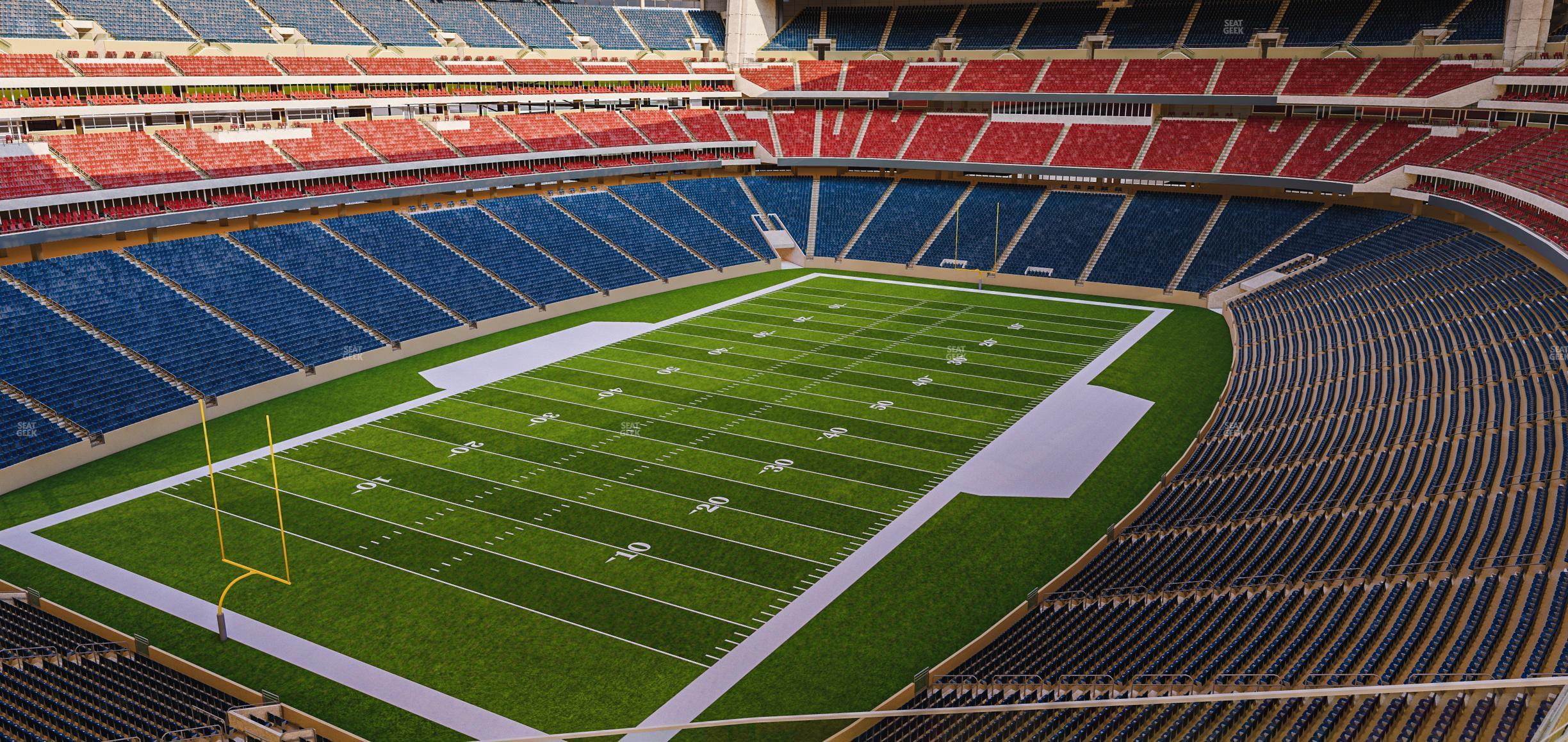 Seating view for NRG Stadium Section 542