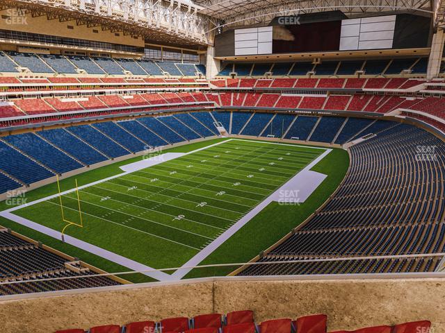 Seating view for NRG Stadium Section 542