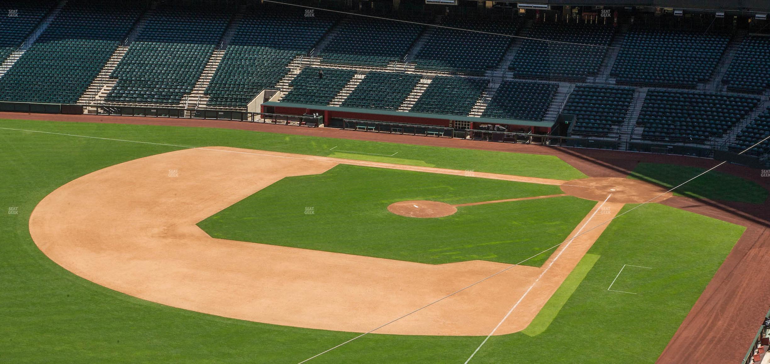 Seating view for Chase Field Section 332