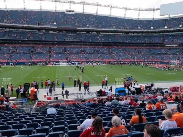 Seating view for Empower Field at Mile High Section 124