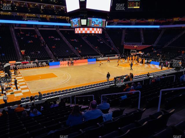 Seating view for Thompson-Boling Arena at Food City Center Section 123