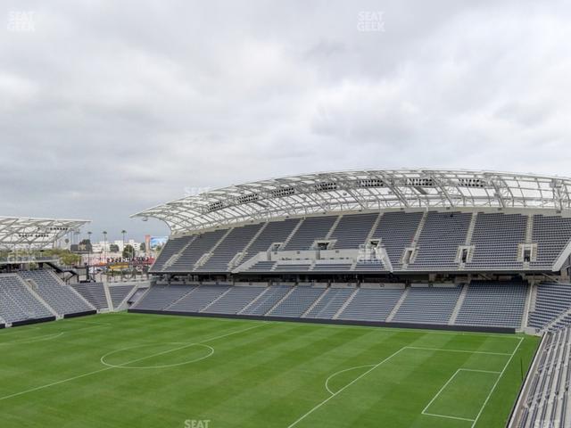 Seating view for BMO Stadium Section City View Loge 10