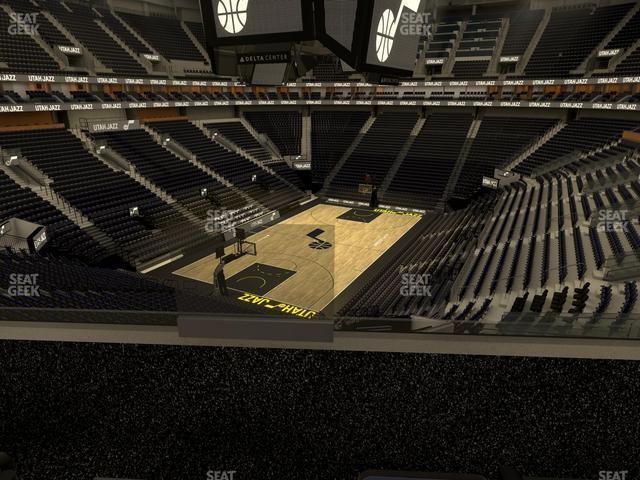 Seating view for Delta Center Section Suite 7