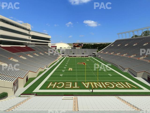 Seating view for Lane Stadium Section 406