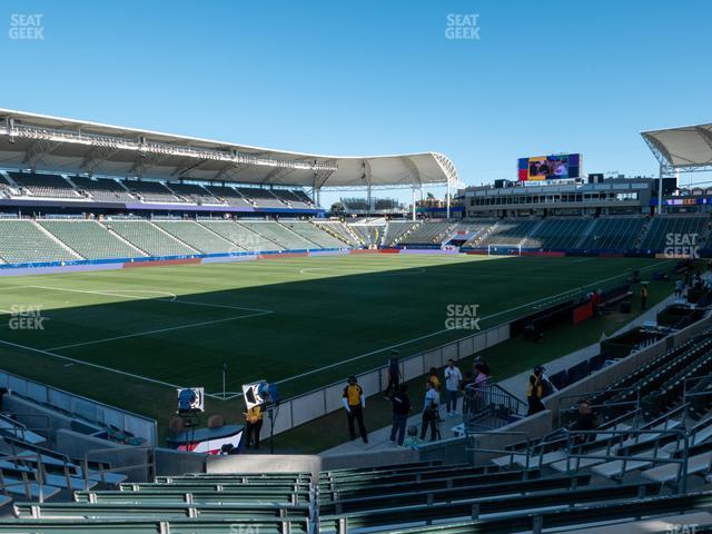 Seating view for Dignity Health Sports Park Section 117