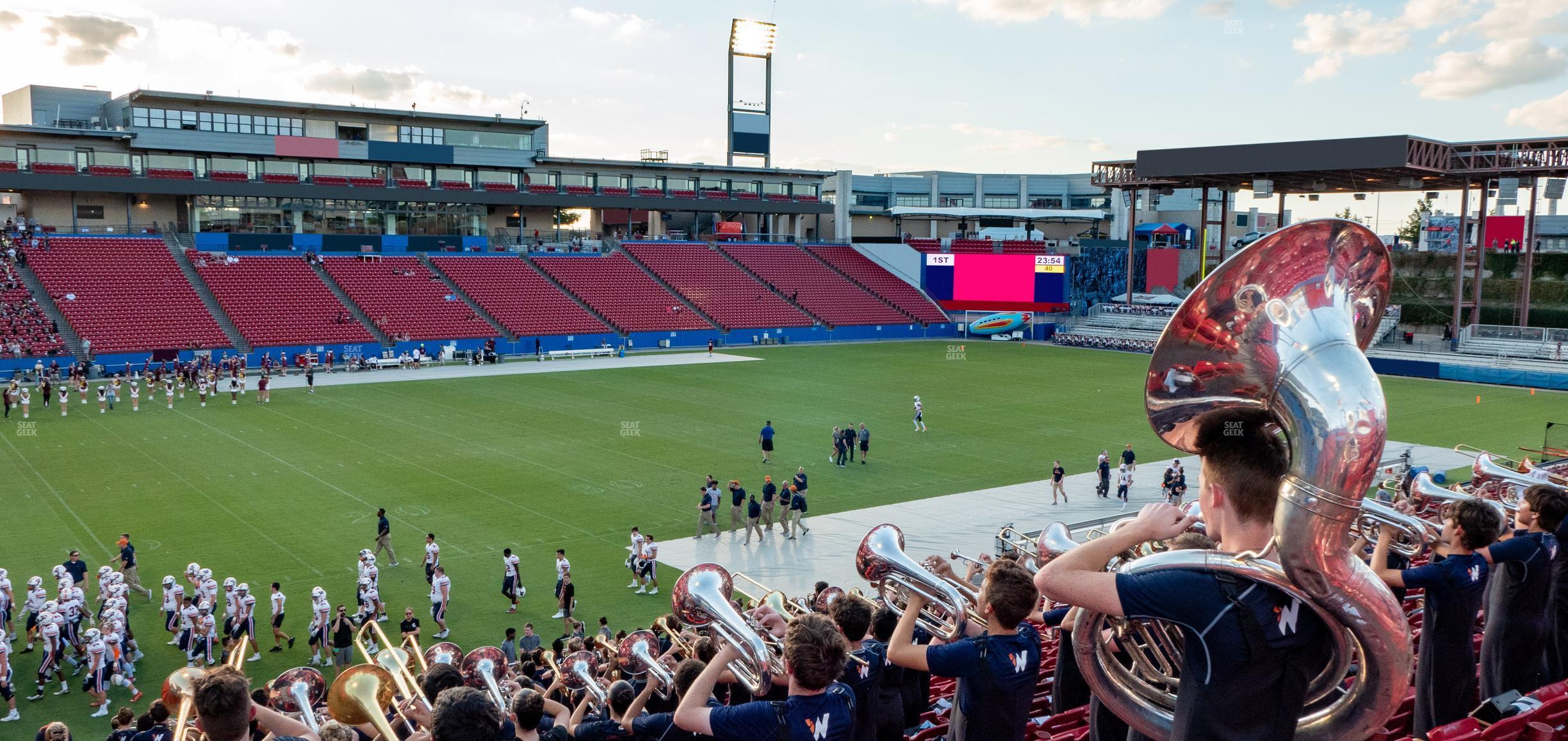 Seating view for Toyota Stadium Section 124