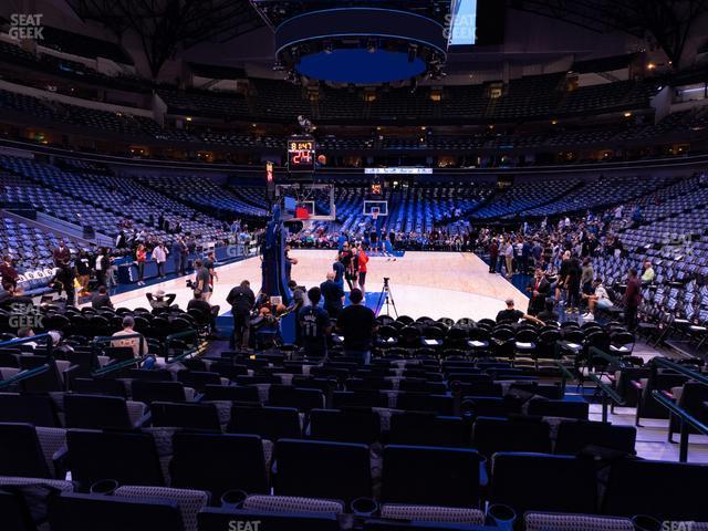 Seating view for American Airlines Center Section 112