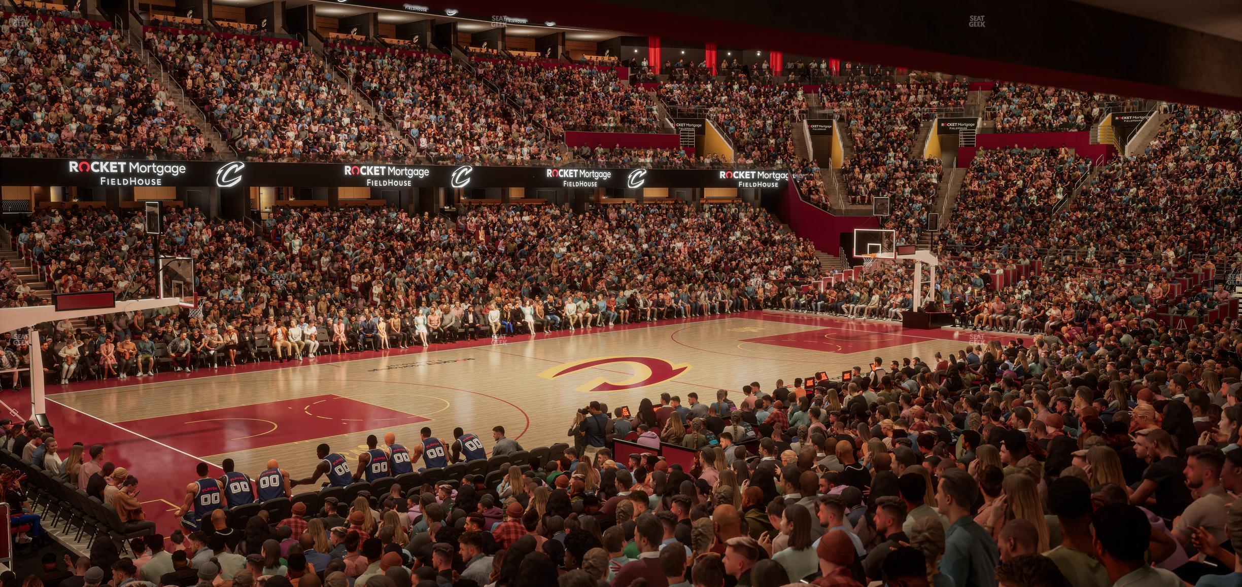 Seating view for Rocket Mortgage FieldHouse Section Founders Suite 11