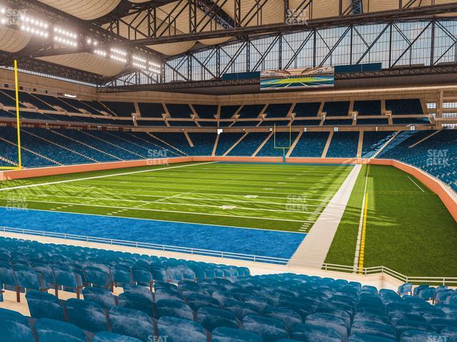 Seating view for Ford Field Section 140