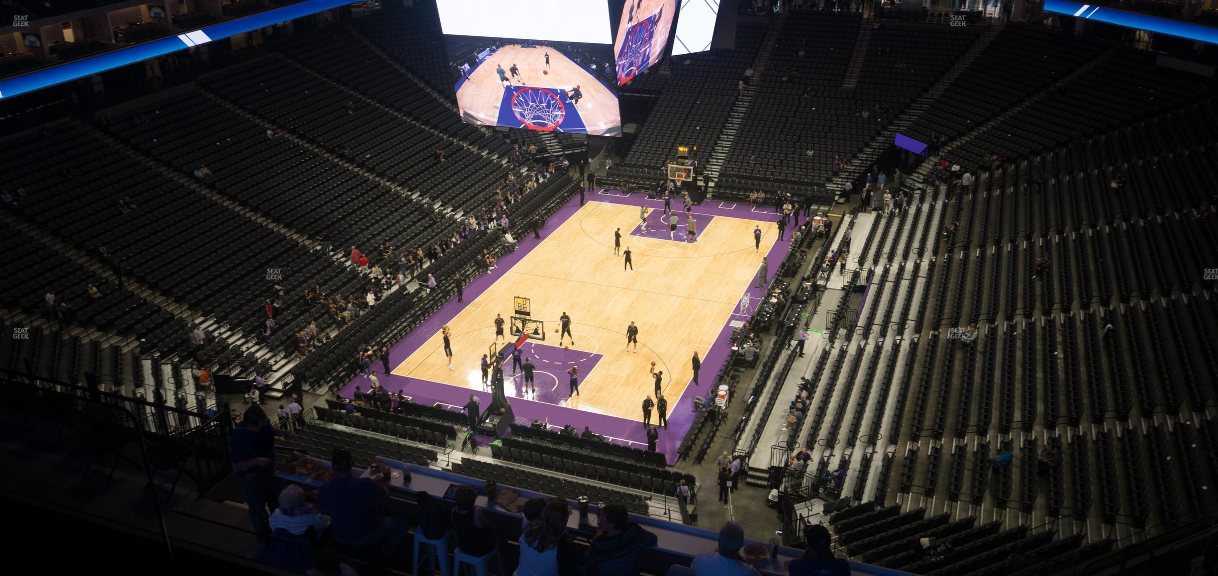 Seating view for Golden 1 Center Section 210