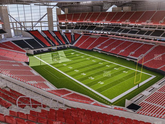 Seating view for Mercedes-Benz Stadium Section 332