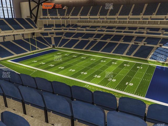 Seating view for Lucas Oil Stadium Section 536