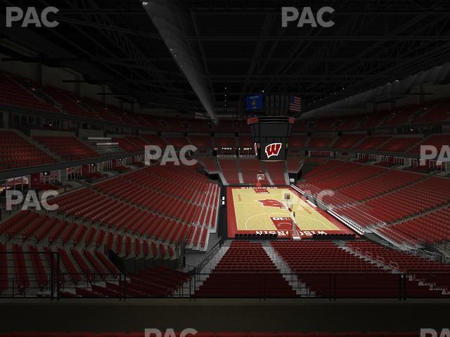 Seating view for Kohl Center Section 202