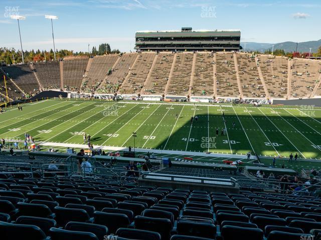 Seating view for Autzen Stadium Section 30 Club