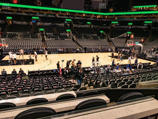 Seating view for Frost Bank Center Section Box 14