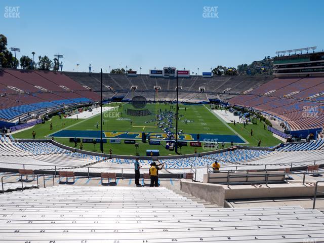 Seating view for Rose Bowl Stadium Section Upper 12