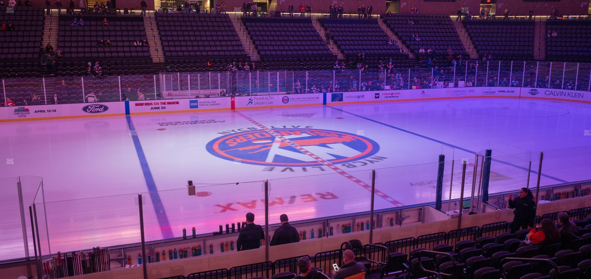 Seating view for Nassau Coliseum Section 118