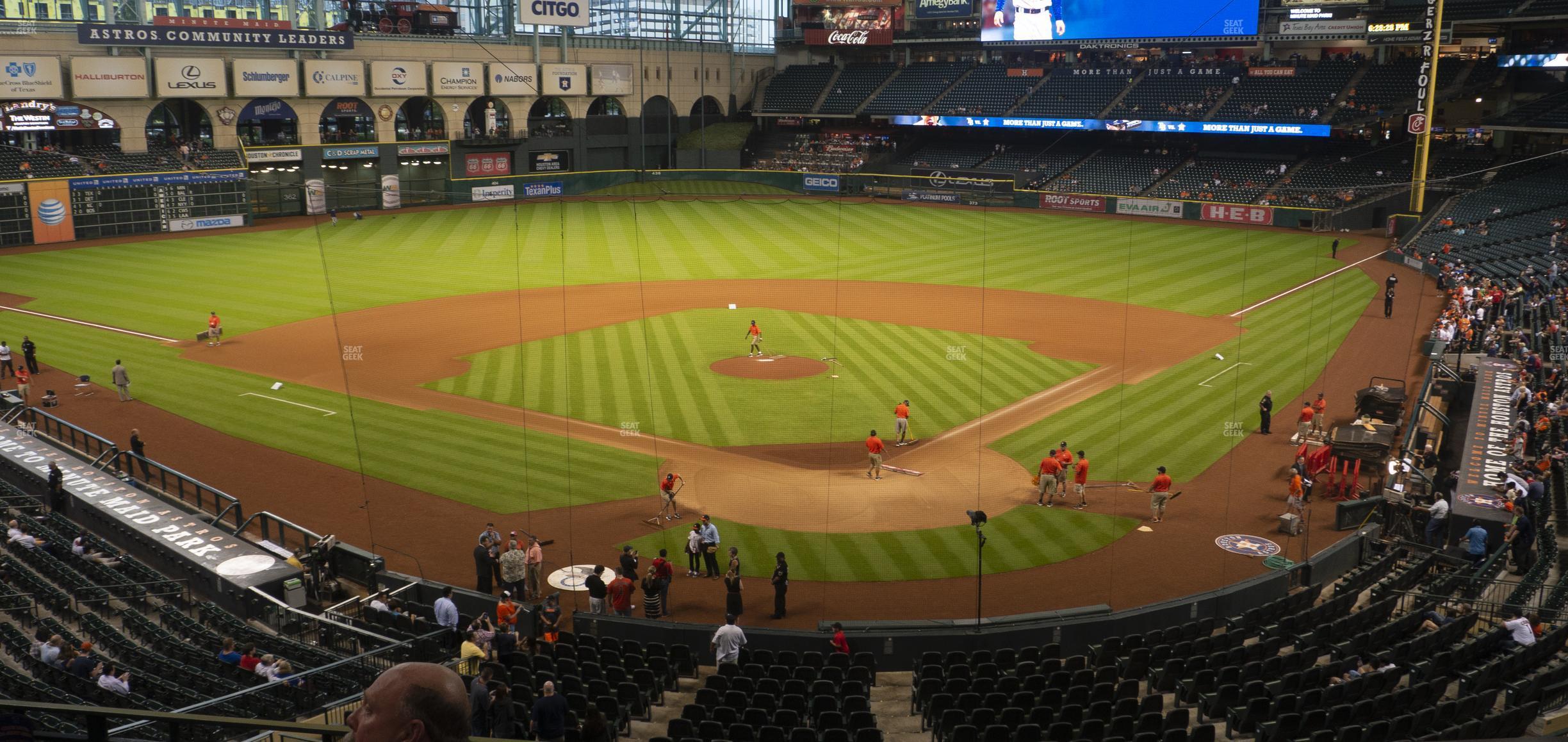 Seating view for Minute Maid Park Section 218