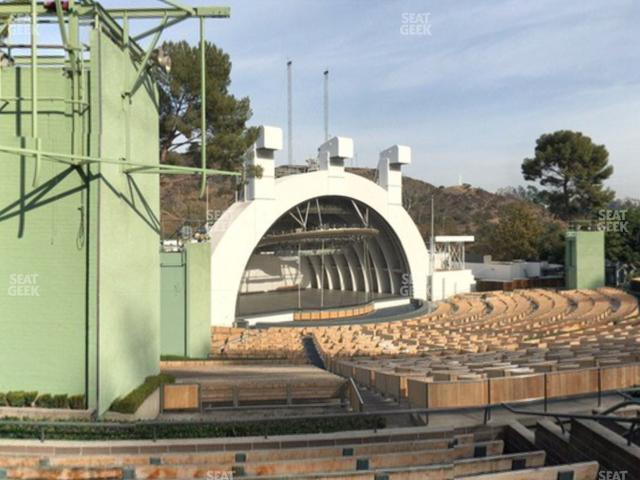 Seating view for Hollywood Bowl Section K 3