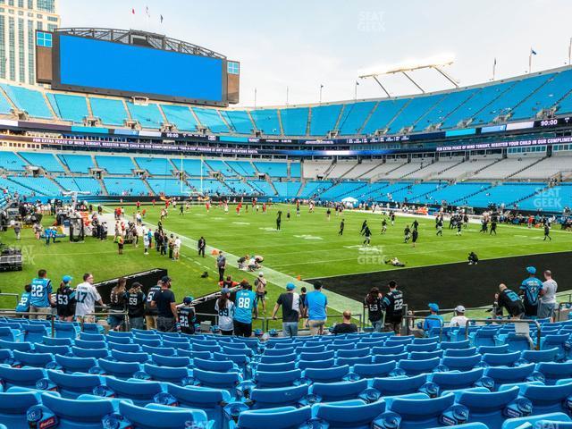 Seating view for Bank of America Stadium Section 105