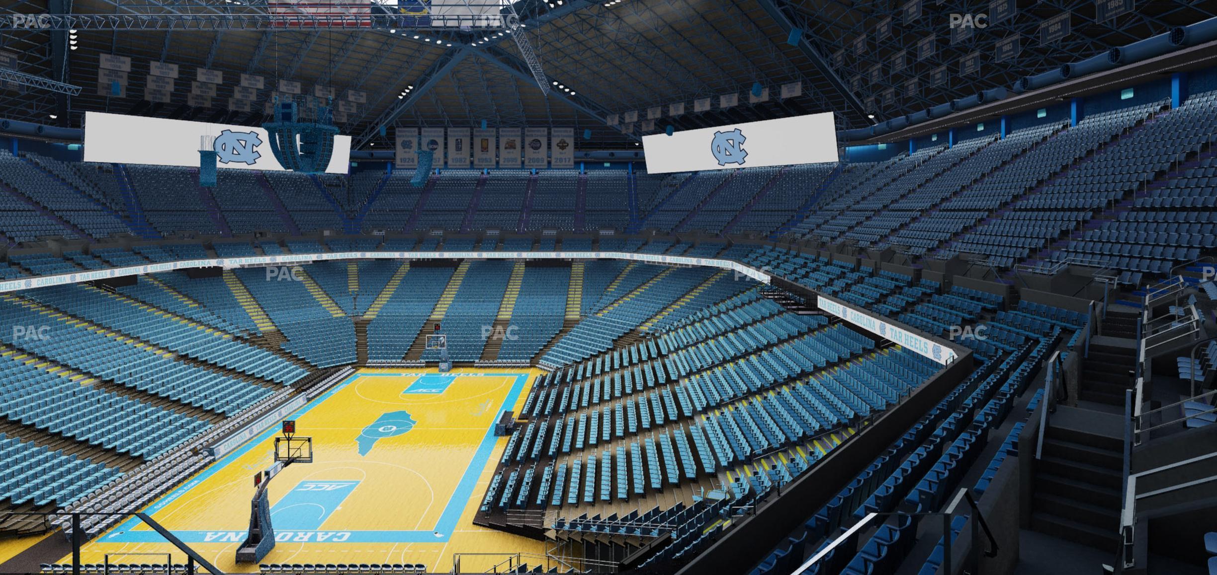 Seating view for Dean Smith Center Section 219