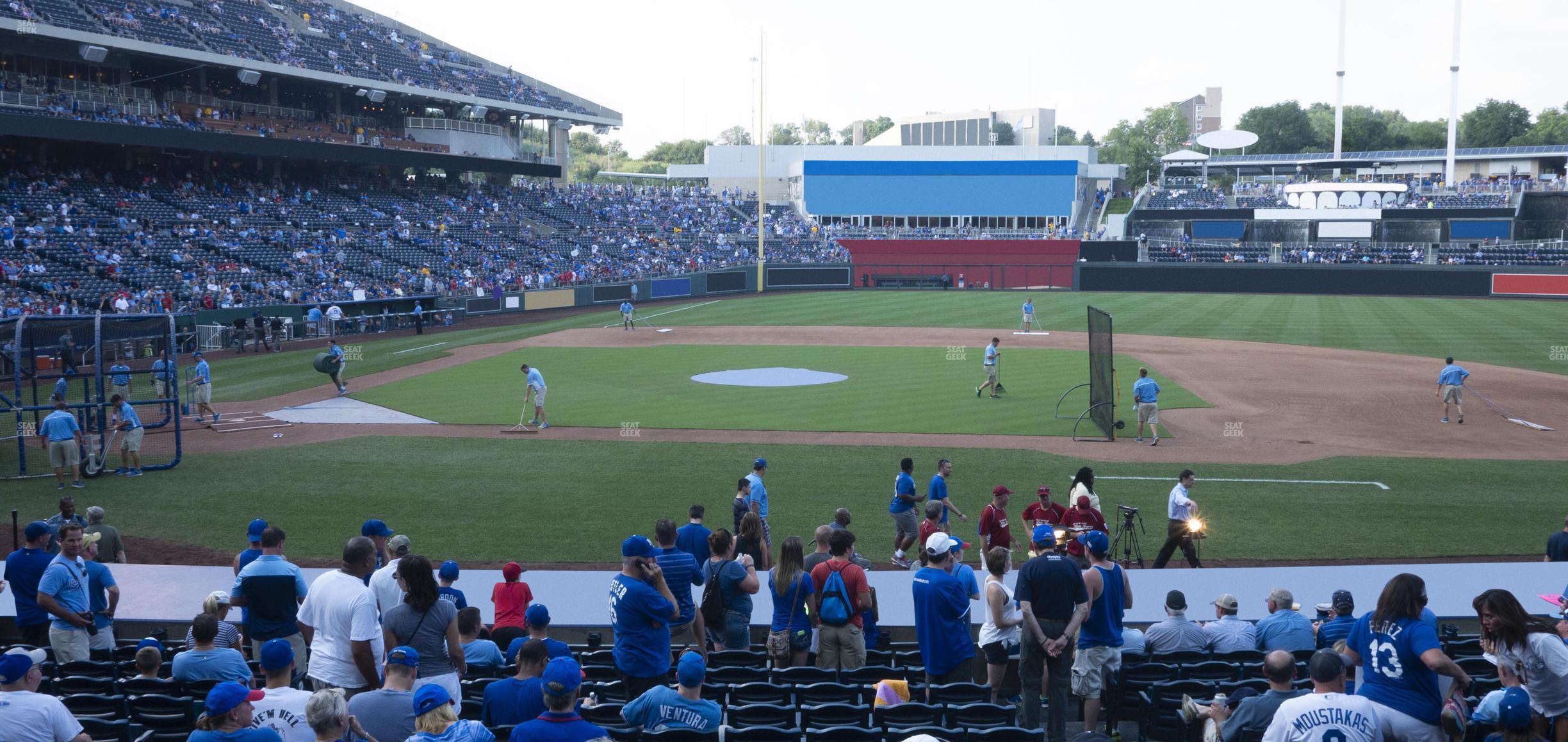 Seating view for Kauffman Stadium Section 133