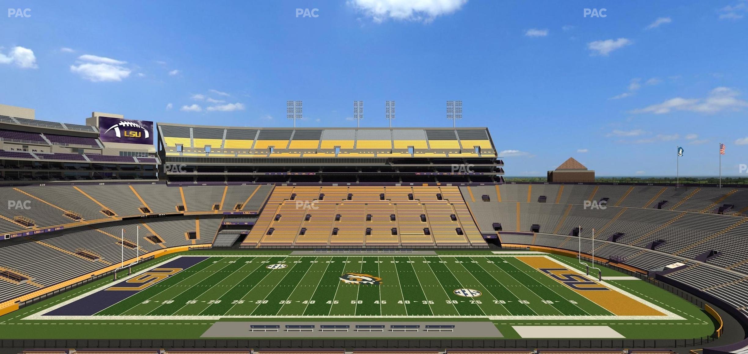 Seating view for Tiger Stadium Section Suite 113