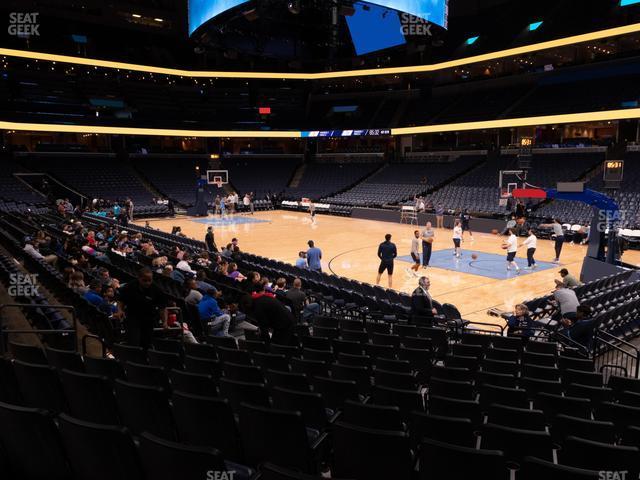 Seating view for FedExForum Section 116