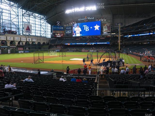 Seating view for Minute Maid Park Section 116