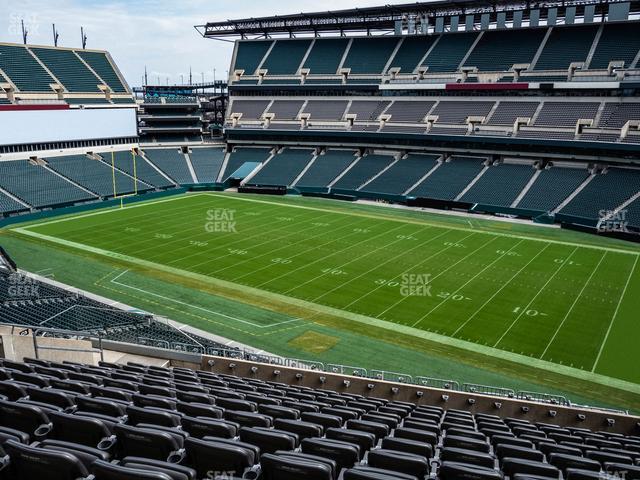 Seating view for Lincoln Financial Field Section C 4