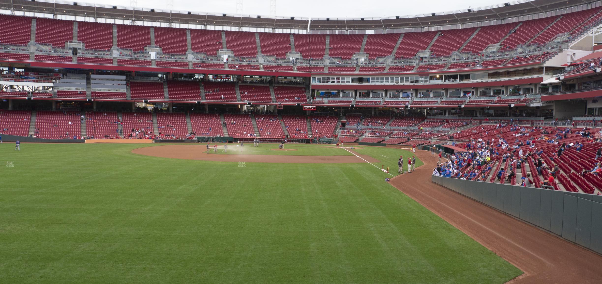 Seating view for Great American Ball Park Section 105