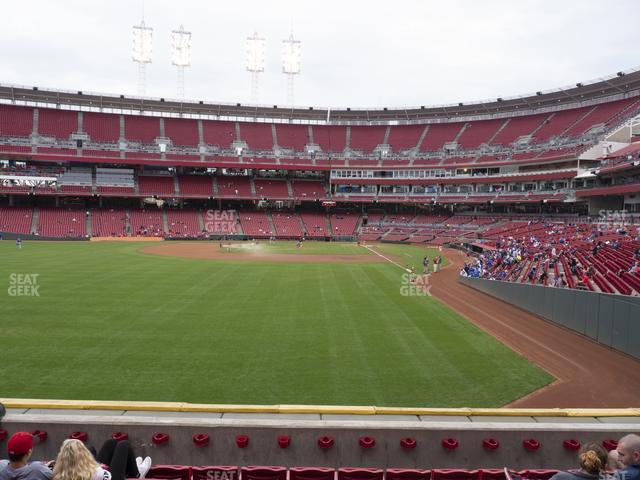 Seating view for Great American Ball Park Section 105