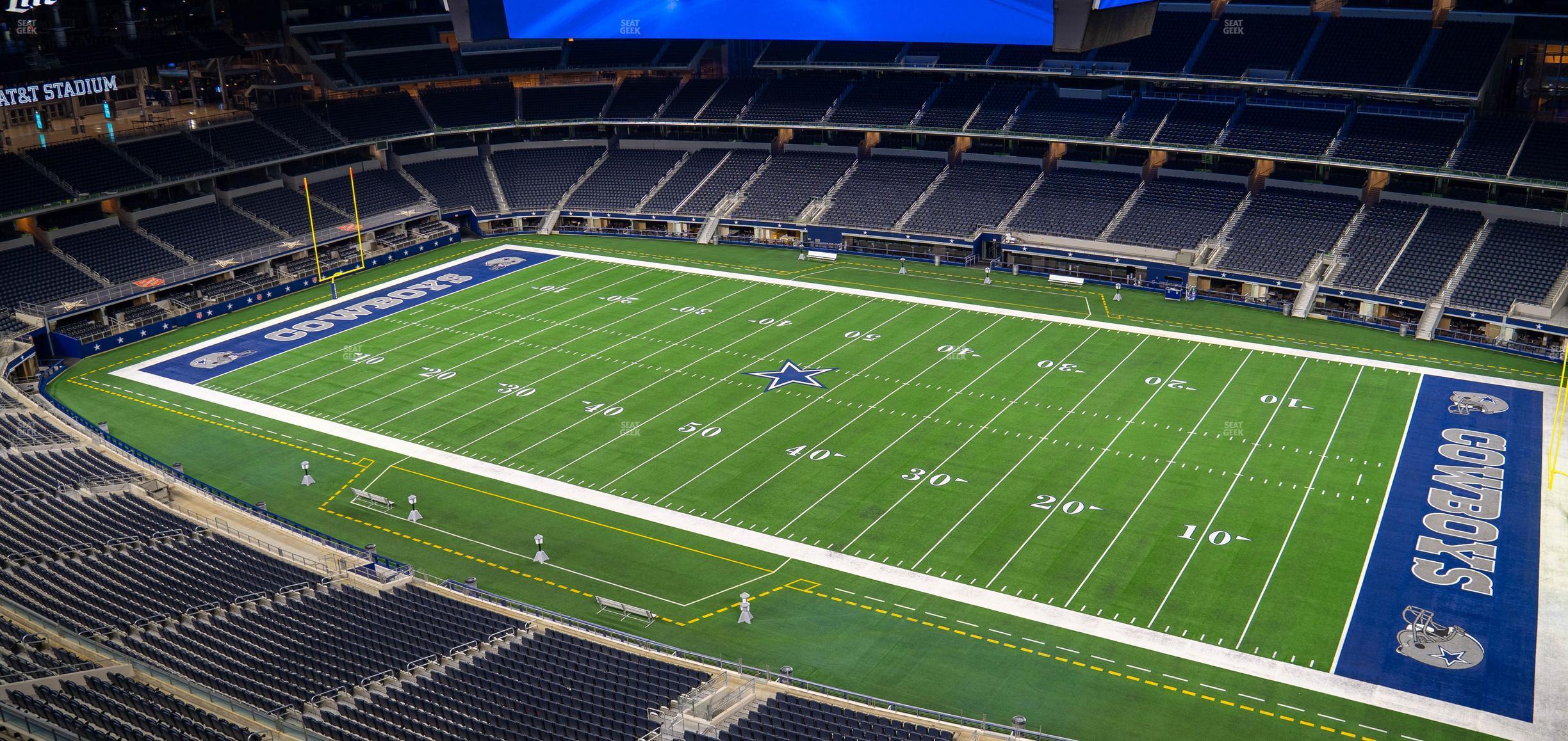 Seating view for AT&T Stadium Section Star Suite 628