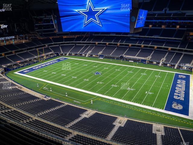 Seating view for AT&T Stadium Section Star Suite 628