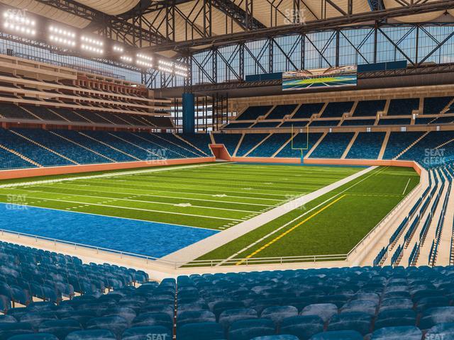 Seating view for Ford Field Section 120