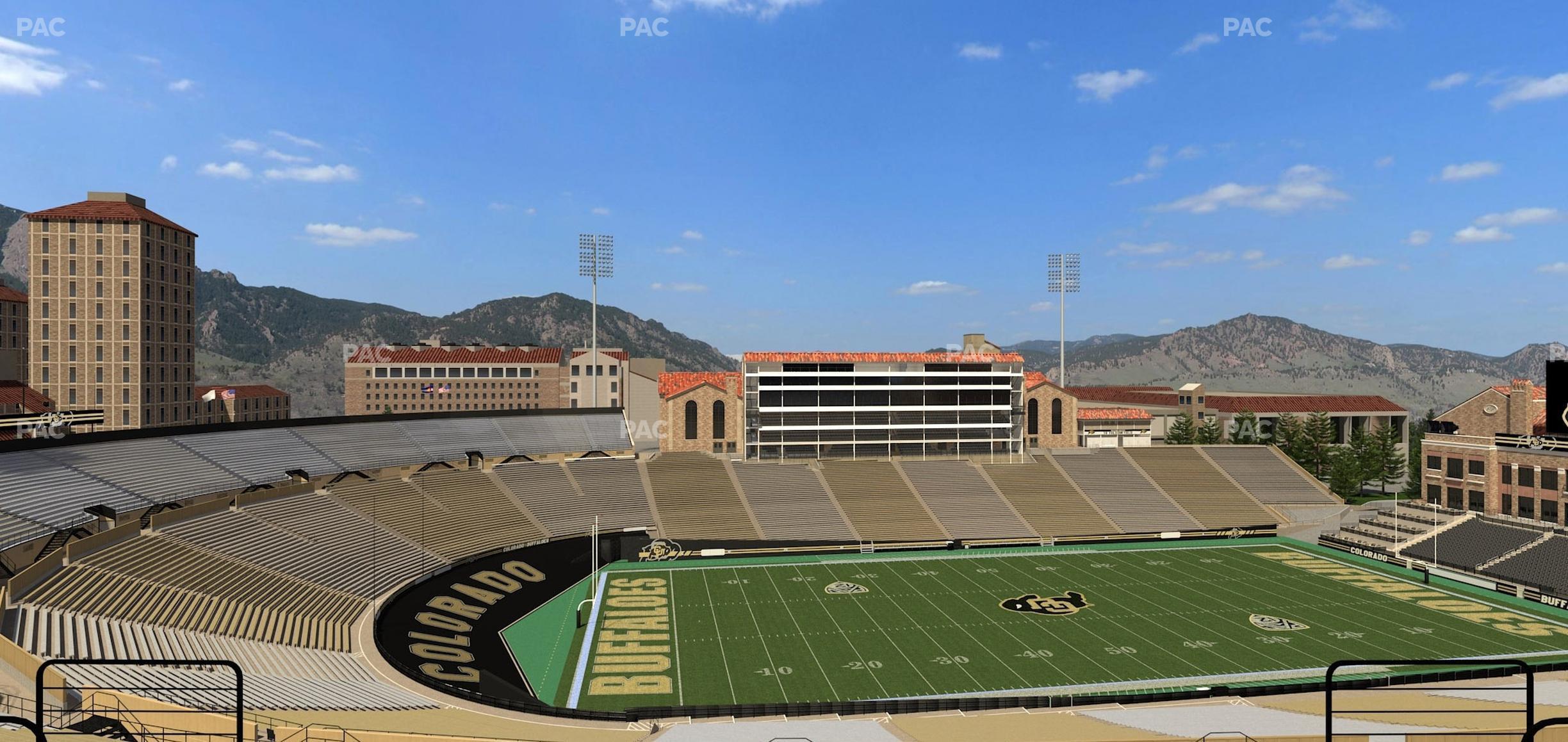 Seating view for Folsom Field Section 559