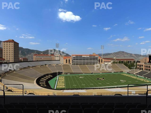 Seating view for Folsom Field Section 559