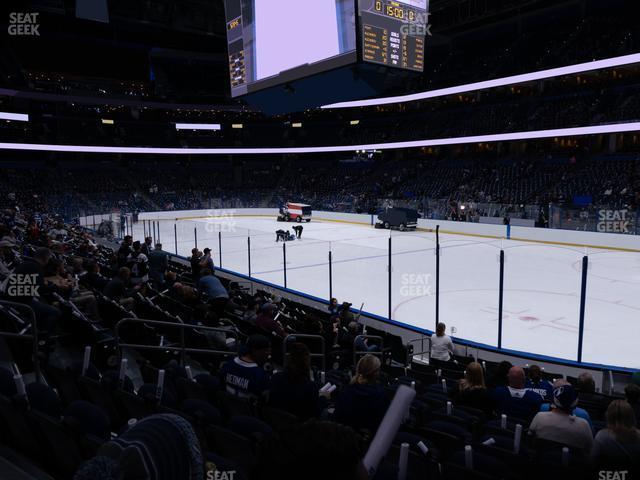 Seating view for Amalie Arena Section 112