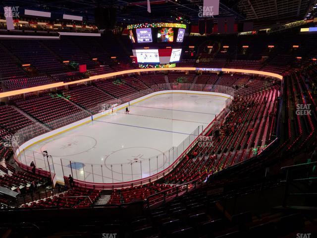 Seating view for Scotiabank Saddledome Section 207