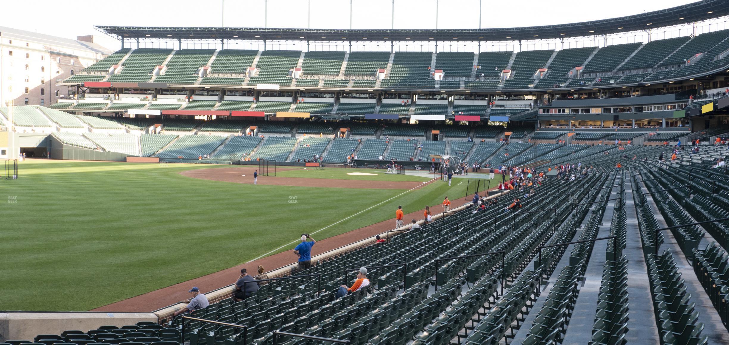 Seating view for Oriole Park at Camden Yards Section 72