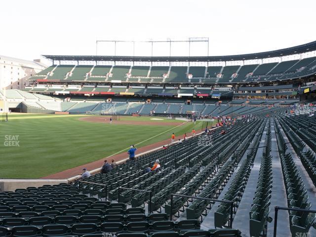 Seating view for Oriole Park at Camden Yards Section 72