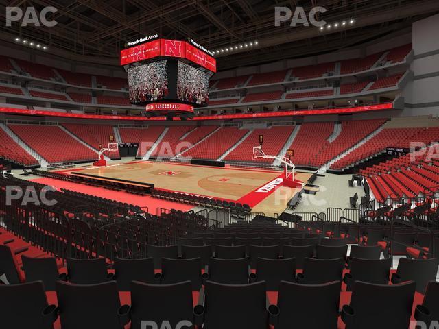 Seating view for Pinnacle Bank Arena Section 104