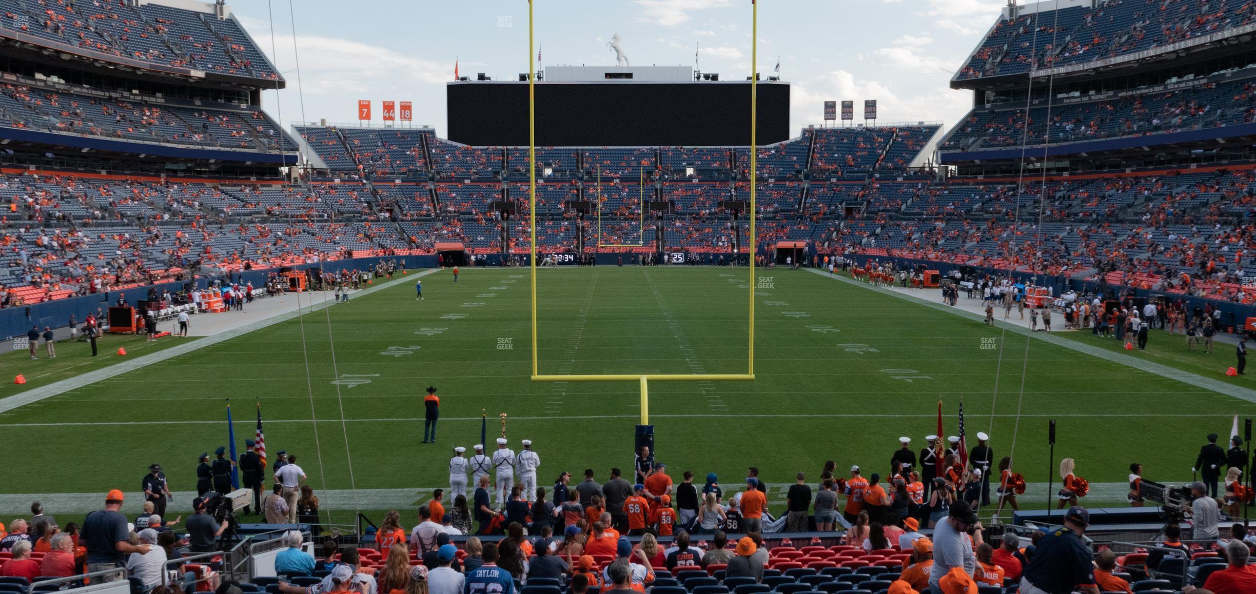 Seating view for Empower Field at Mile High Section 114