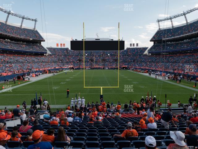 Seating view for Empower Field at Mile High Section 114