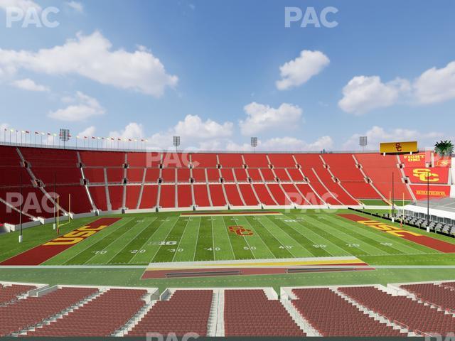 Seating view for Los Angeles Memorial Coliseum Section Founders Suite 308