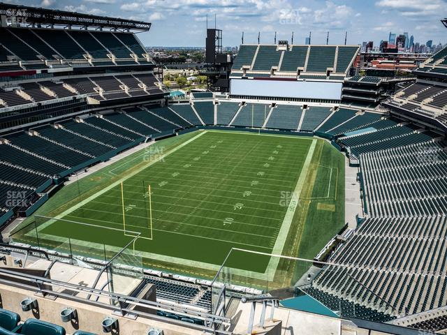 Seating view for Lincoln Financial Field Section 215