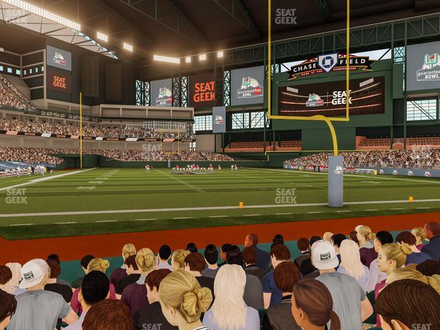 Seating view for Chase Field Section E