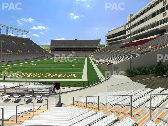 Seating view for Lane Stadium Section 118