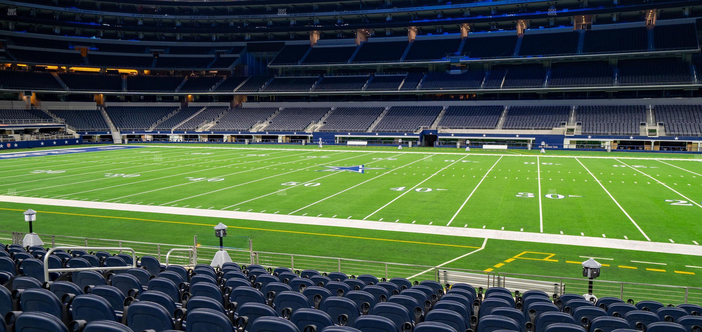 Seating view for AT&T Stadium Section C 134