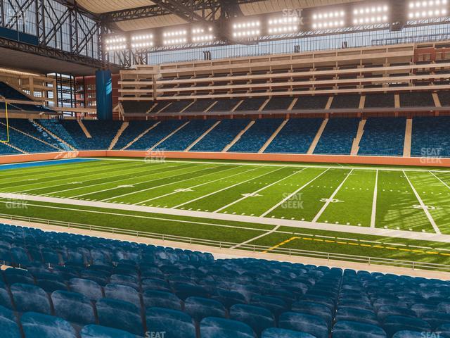 Seating view for Ford Field Section 129